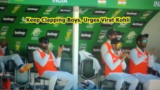 Viral Video: Dugout Gets Behind Virat Kohli-Led India, Clap Every Ball to Keep the Spirits High | Amazing Scenes